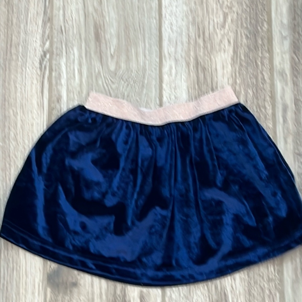 Carter’s Navy Velvet Skirt 3T